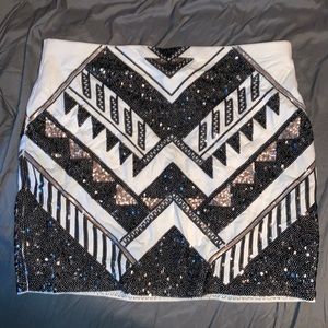 Express Embellished skirt